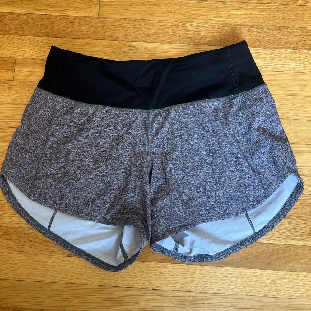 Lululemon Speed Up Shorts Grey